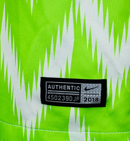 2018 2019 Nigeria Nike Home Football Shirt IHEANACHO 14 Men's Large