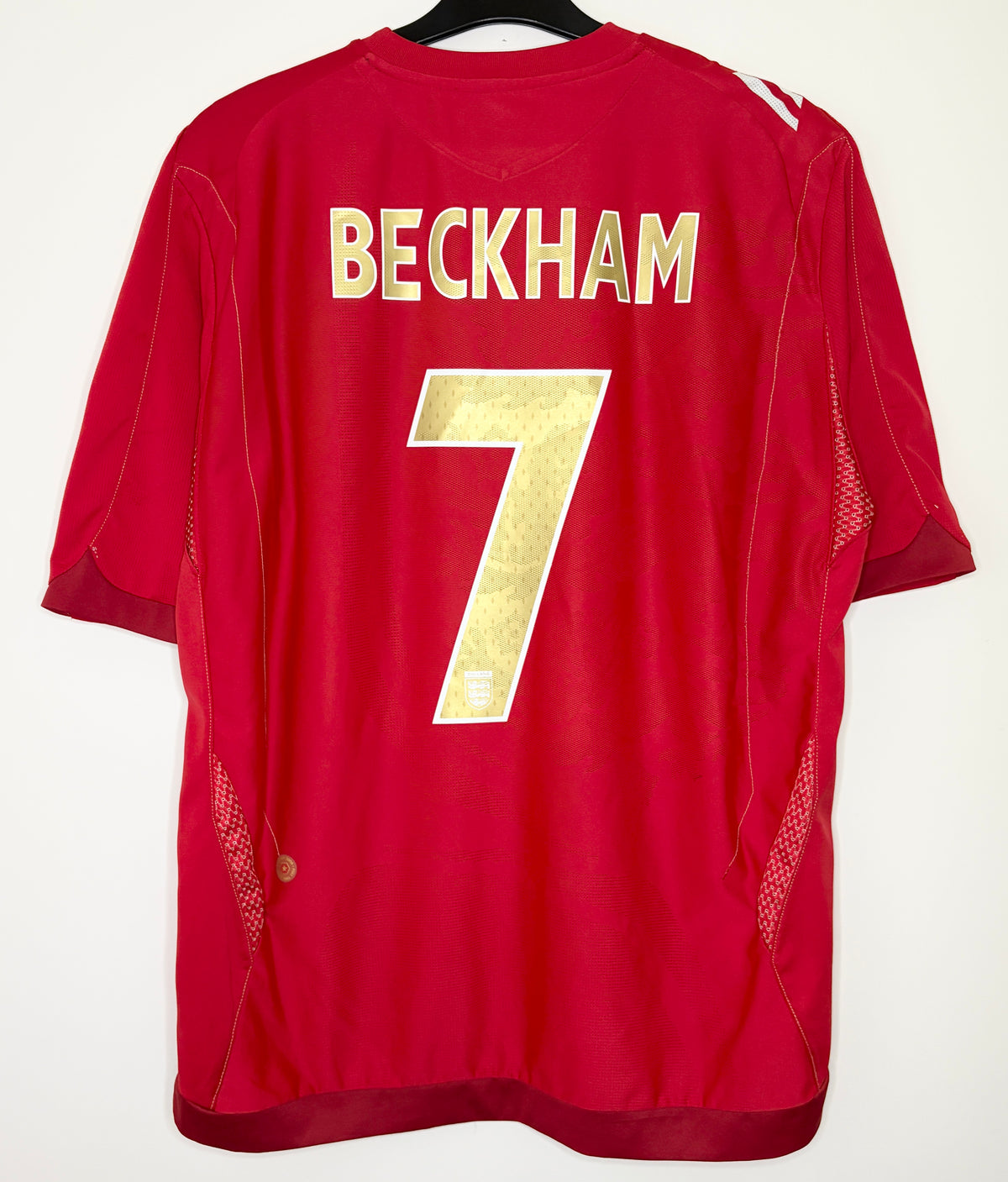 2006 2008 England Umbro Away Football Shirt BECKHAM 7 Men's XL