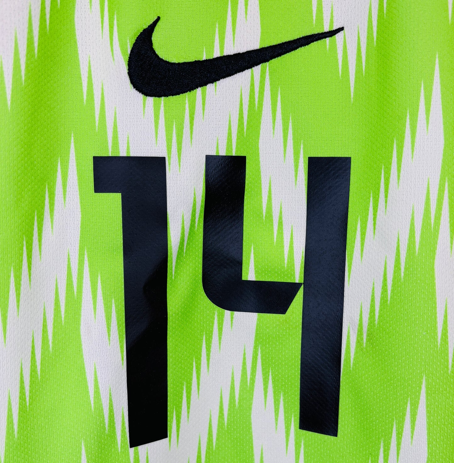 2018 2019 Nigeria Nike Home Football Shirt IHEANACHO 14 Men's Large