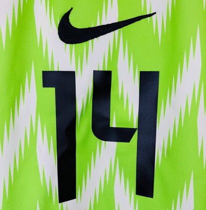 2018 2019 Nigeria Nike Home Football Shirt IHEANACHO 14 Men's Large