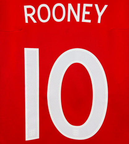 2010 2011 England Away World Cup Umbro L/S Football Shirt ROONEY 10 Men’s Large