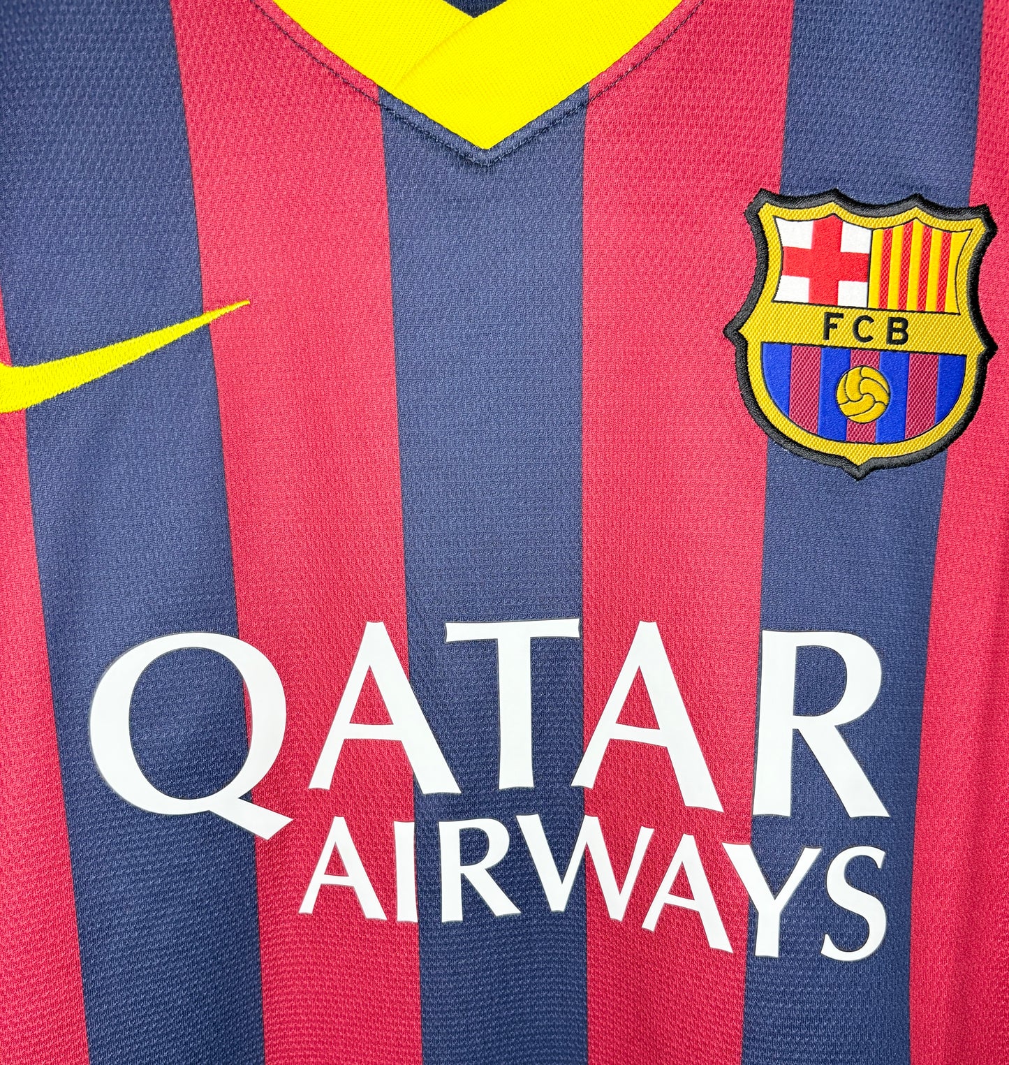 2013 2014 Barcelona Nike Home Football Shirt MESSI 10 Men's Large