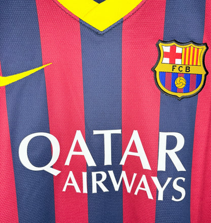 2013 2014 Barcelona Nike Home Football Shirt MESSI 10 Men's Large
