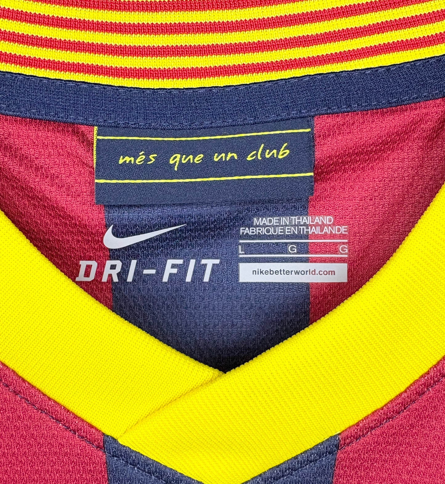 2013 2014 Barcelona Nike Home Football Shirt MESSI 10 Men's Large