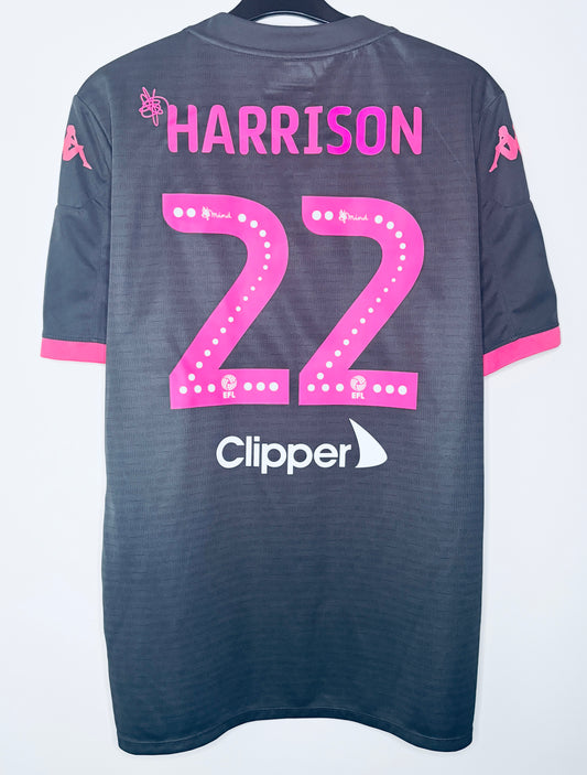 2019 2020 Leeds United Kappa Away Football Shirt HARRISON 22 Men's XL