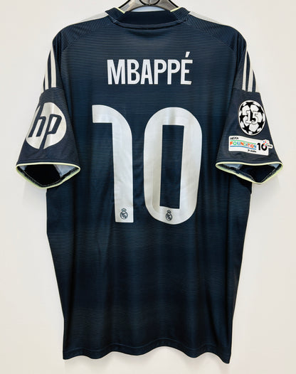 2025 2026 Real Madrid Adidas Away UCL Football Shirt MBAPPE 10 Men's Large