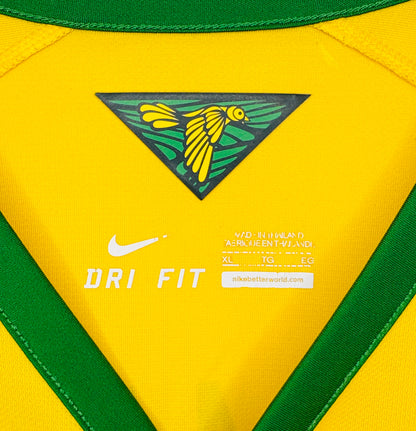 2014 2015 Brazil Nike Home Football Shirt NEYMAR JR 10 Men's XL