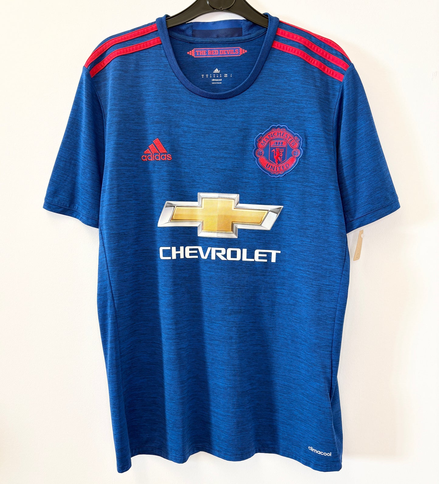 2016 2017 Manchester United Adidas Away Football Shirt IBRAHIMOVIC 9 Men's Medium