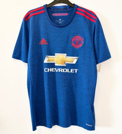 2016 2017 Manchester United Adidas Away Football Shirt IBRAHIMOVIC 9 Men's Medium