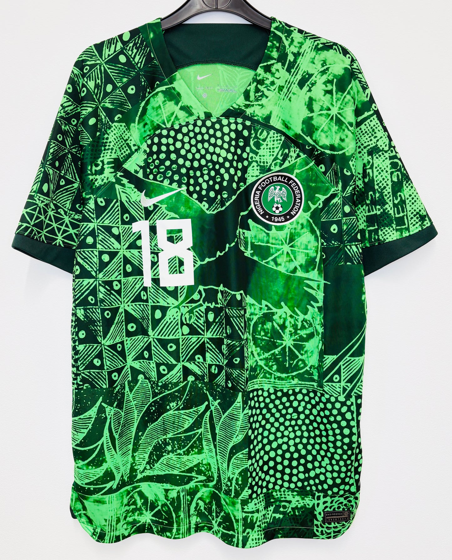 2022 2023 Nigeria Nike Home Football Shirt LOOKMAN 18 Men's Large