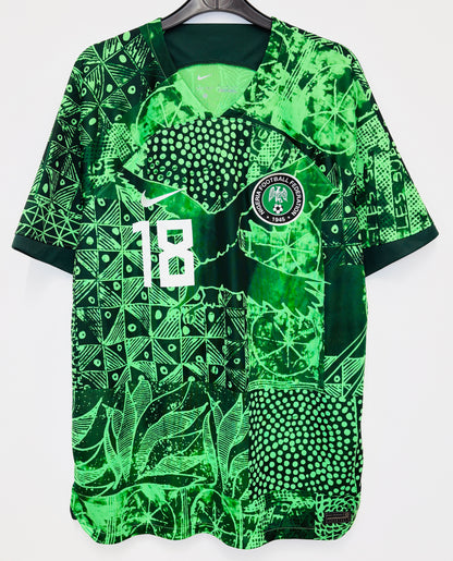 2022 2023 Nigeria Nike Home Football Shirt LOOKMAN 18 Men's Large