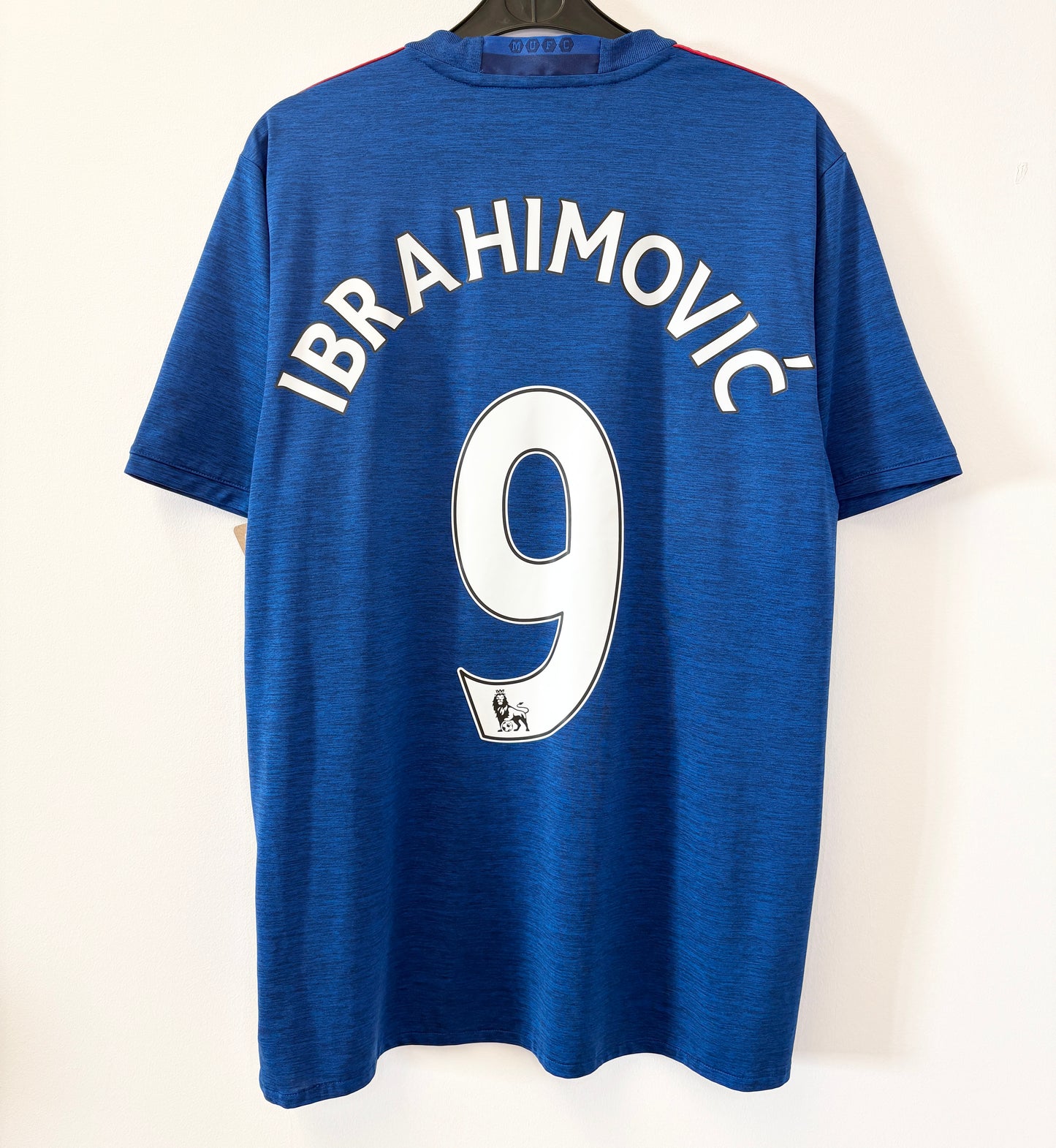 2016 2017 Manchester United Adidas Away Football Shirt IBRAHIMOVIC 9 Men's Medium