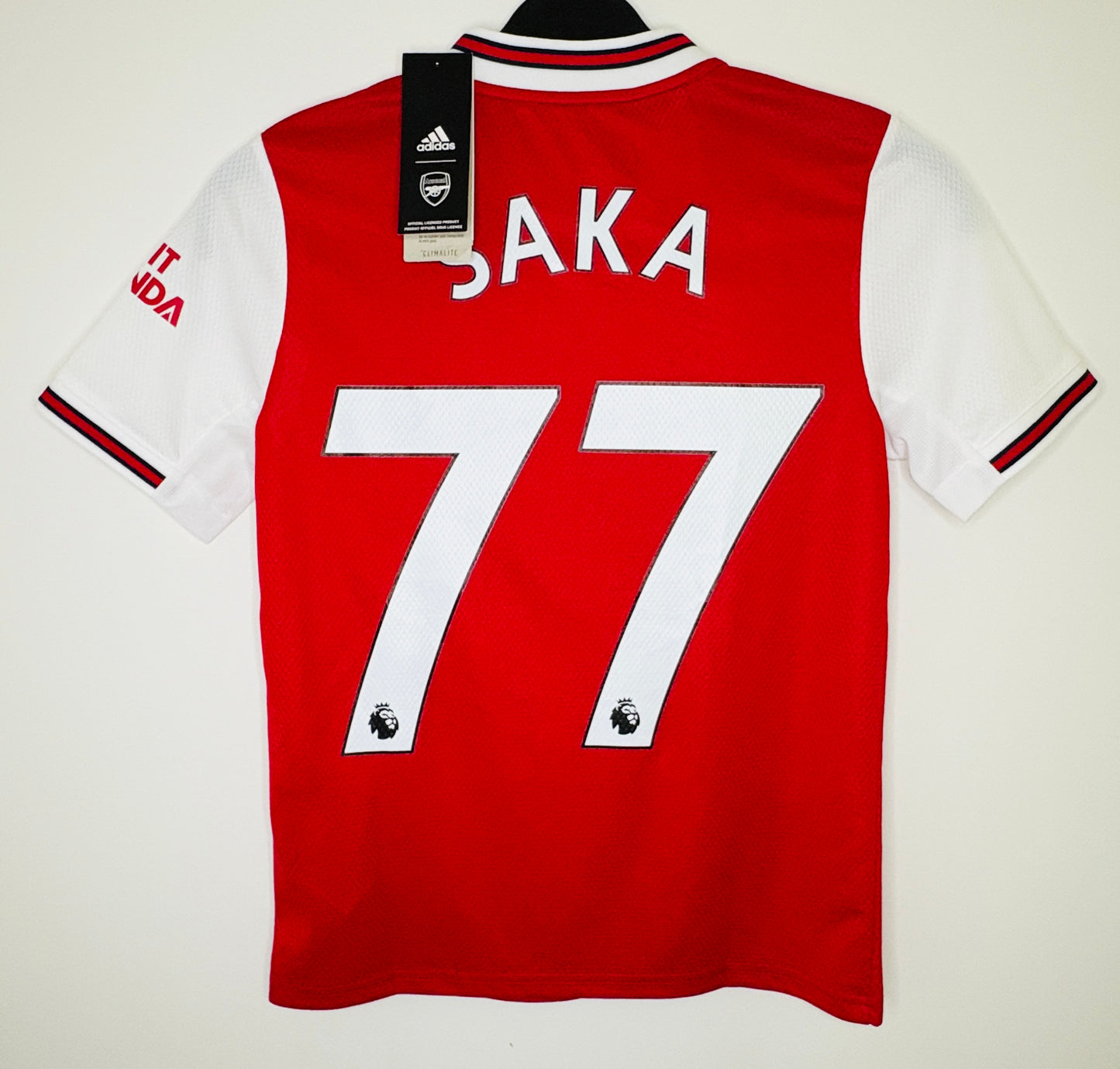 2019 2020 Arsenal Adidas Away Football Shirt SAKA 77 Kids 11-12 years