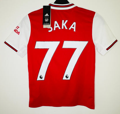 2019 2020 Arsenal Adidas Away Football Shirt SAKA 77 Kids 11-12 years