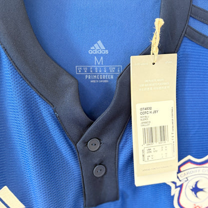 BNWT 2021 2022 Cardiff City Adidas Home Football Shirt MORRISON 4 Men's Medium