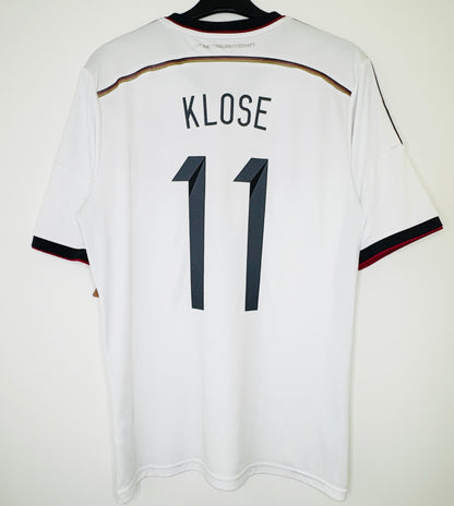2014 2015 Germany Adidas Home Football Shirt KLOSE 11 Men's Large