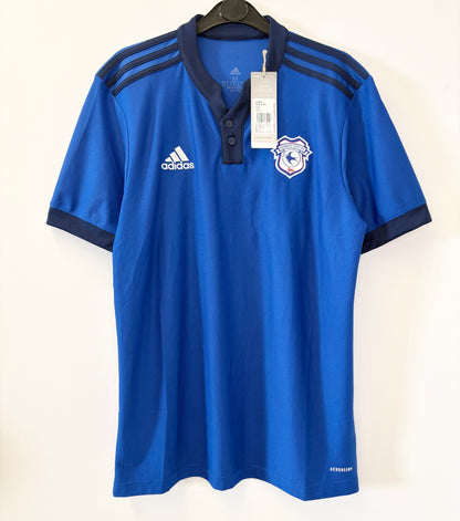 BNWT 2021 2022 Cardiff City Adidas Home Football Shirt MORRISON 4 Men's Medium