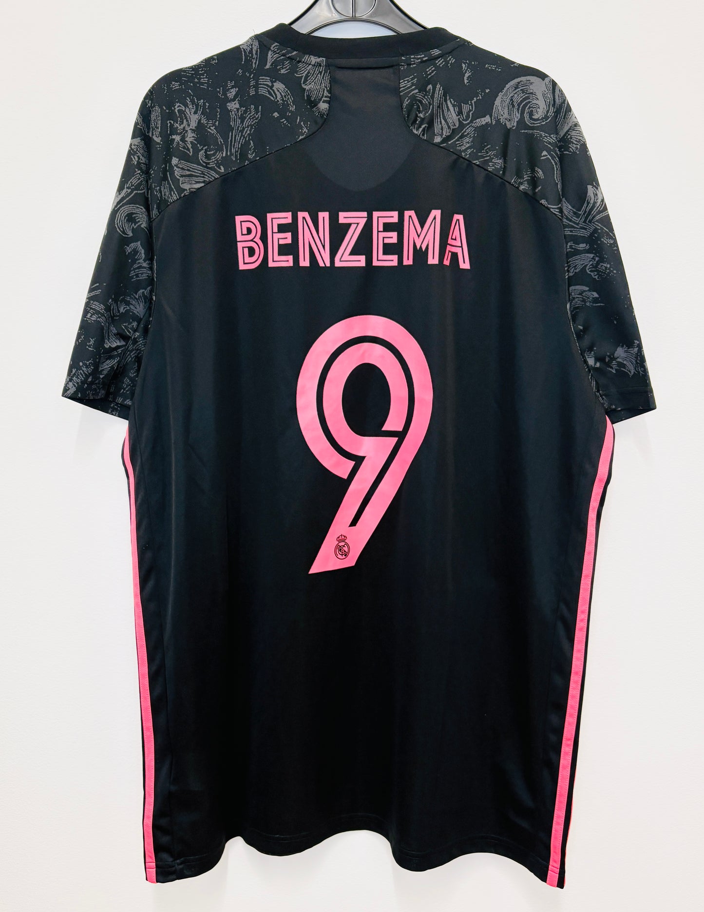 2020 2021 Real Madrid Adidas 3rd Football Shirt BENZEMA 9 Men's XL