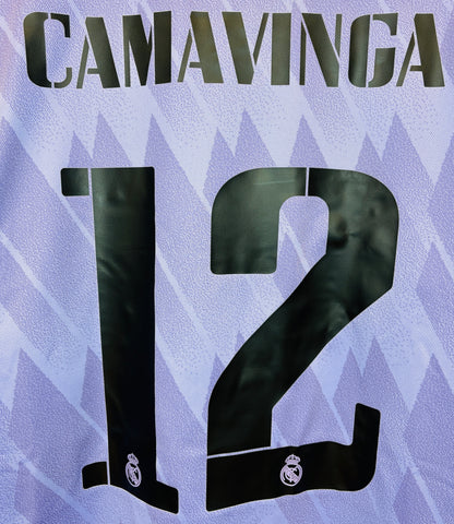 2022 2023 Real Madrid Adidas Away Football Shirt CAMAVINGA 12 Men's Large
