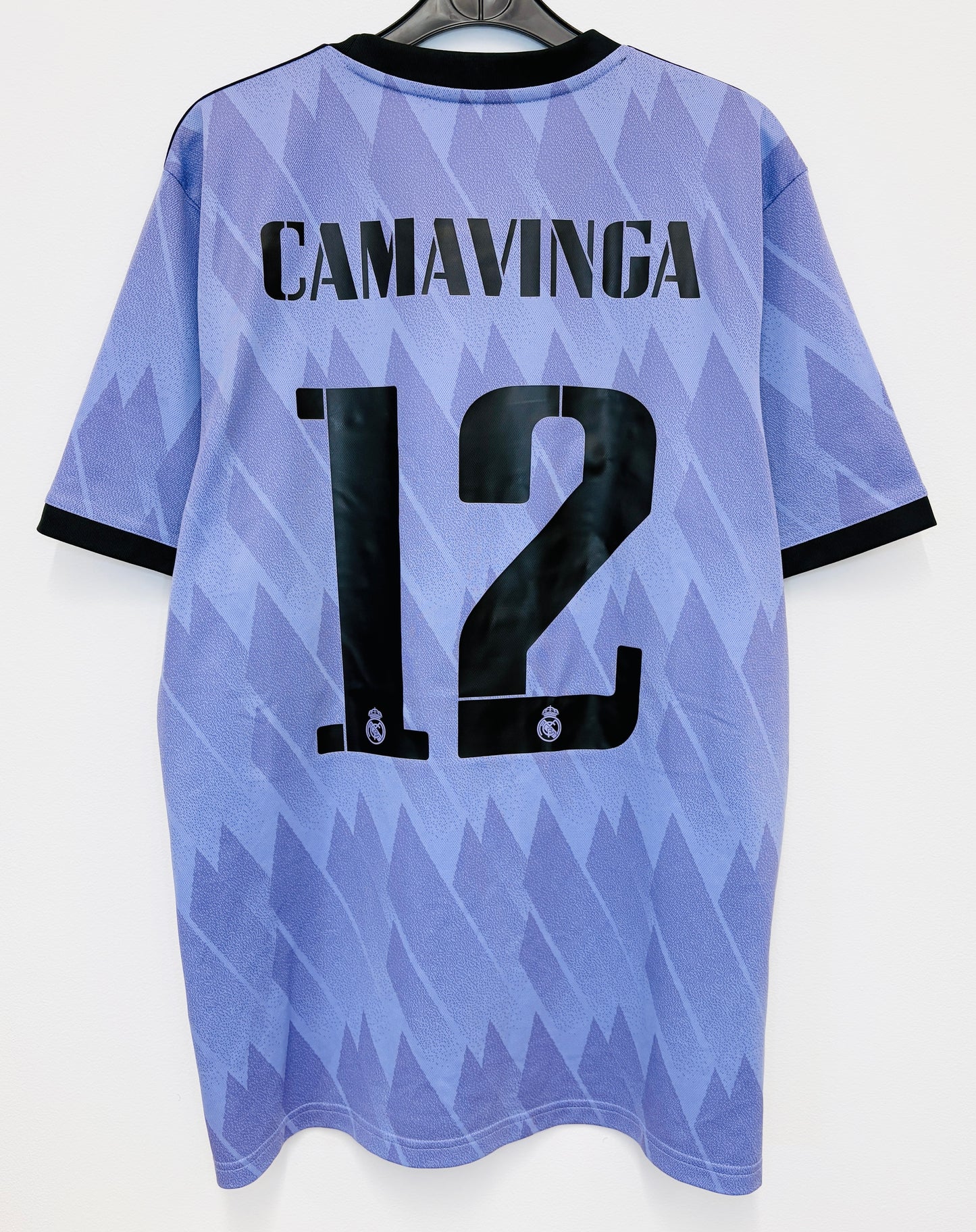 2022 2023 Real Madrid Adidas Away Football Shirt CAMAVINGA 12 Men's Large