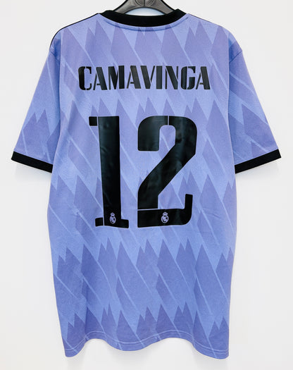 2022 2023 Real Madrid Adidas Away Football Shirt CAMAVINGA 12 Men's Large