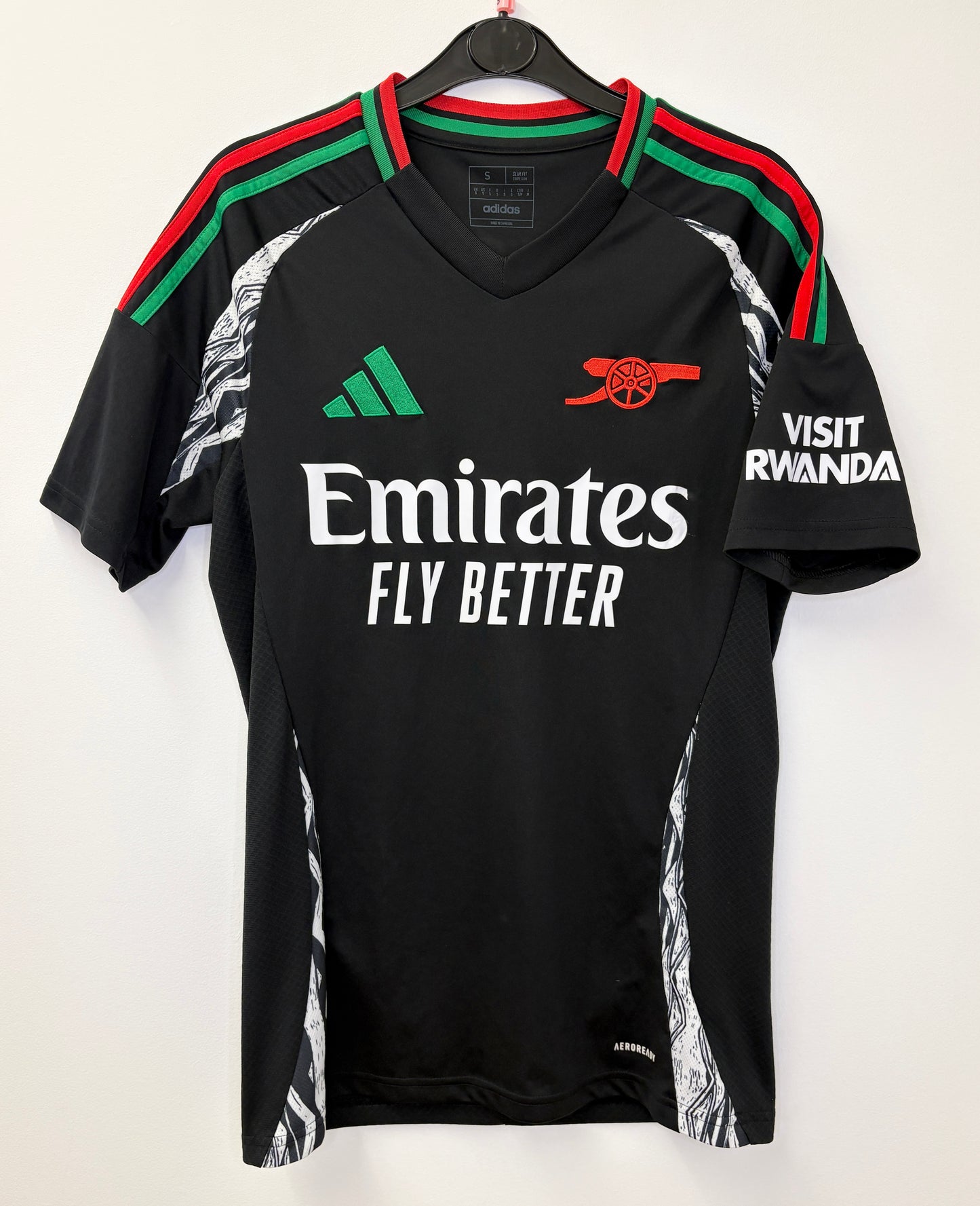 2024 2025 Arsenal Adidas Away Football Shirt RICE 41 Men's Small