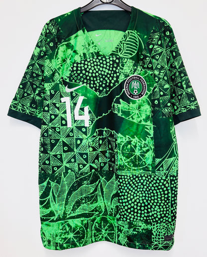 2022 2023 Nigeria Nike Home Football Shirt IHEANACHO 14 Men's XL