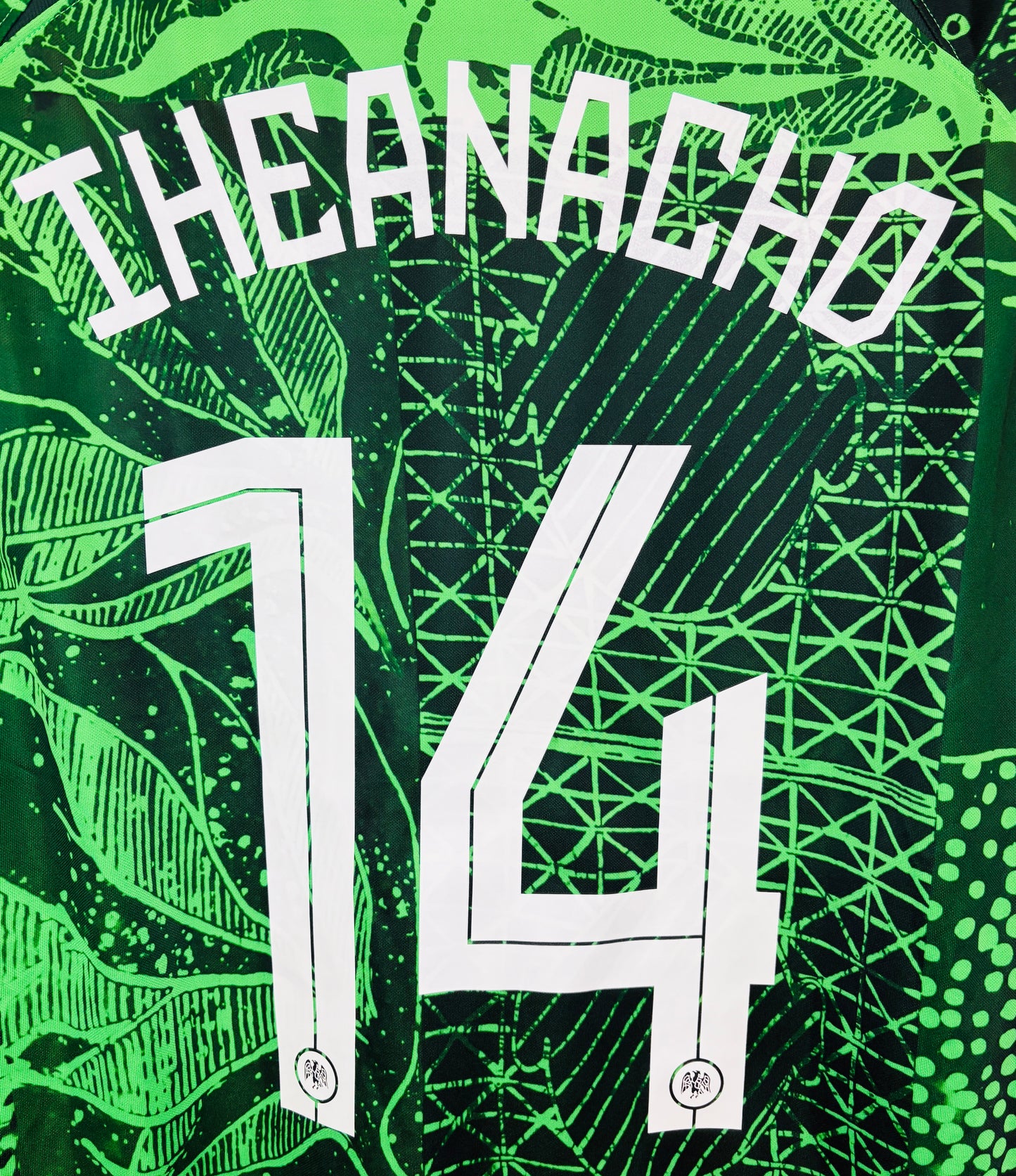 2022 2023 Nigeria Nike Home Football Shirt IHEANACHO 14 Men's XL
