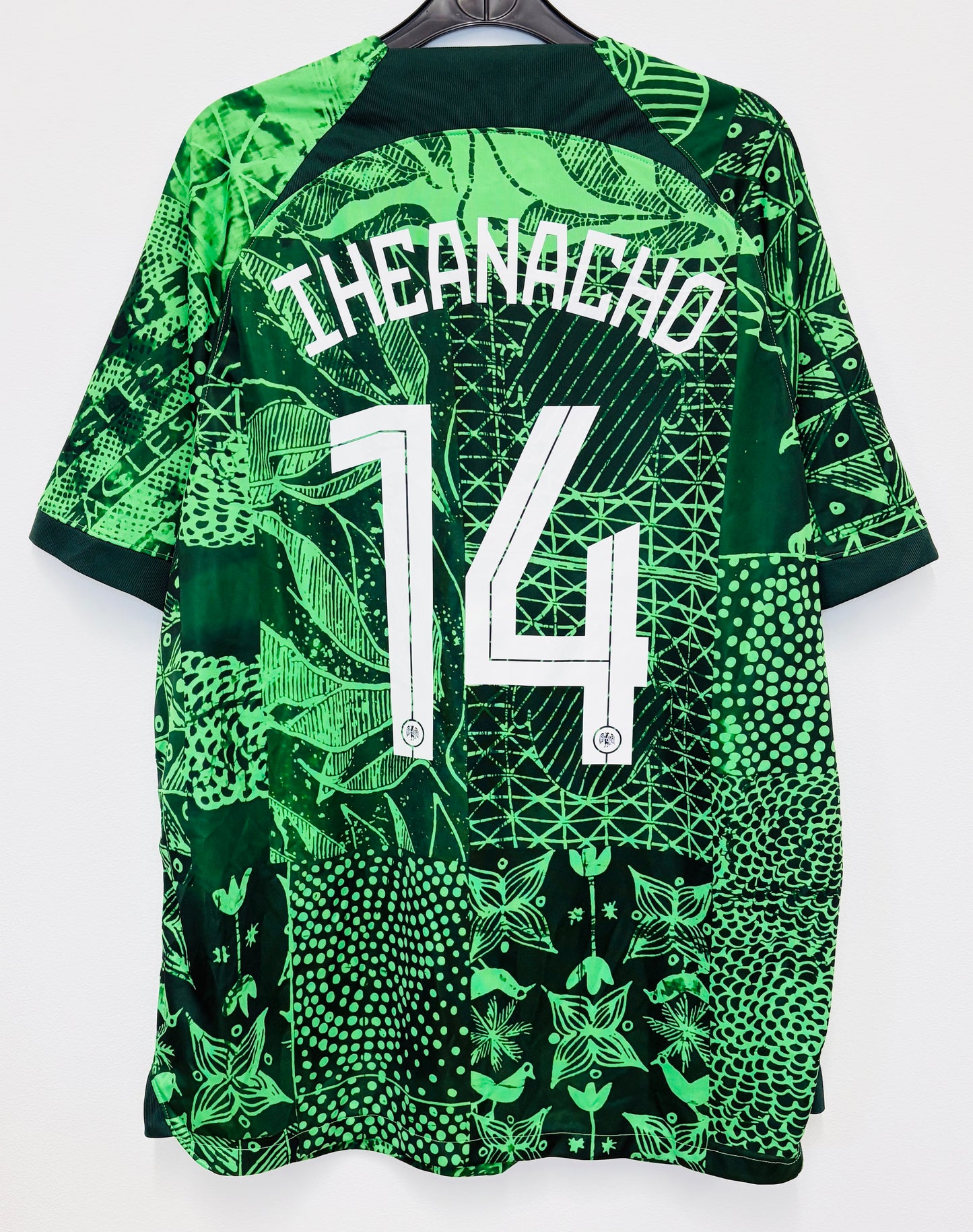 2022 2023 Nigeria Nike Home Football Shirt IHEANACHO 14 Men's XL