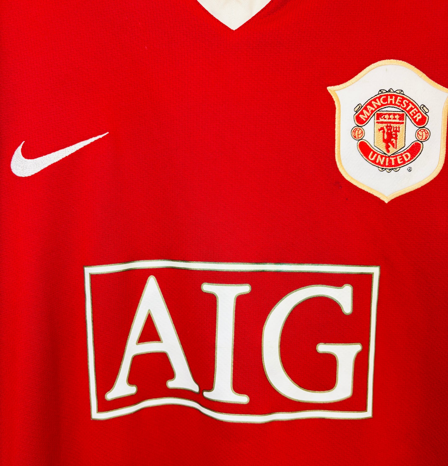 2006 2007 Manchester United Nike Home Football Shirt RONALDO 7 Men's XL