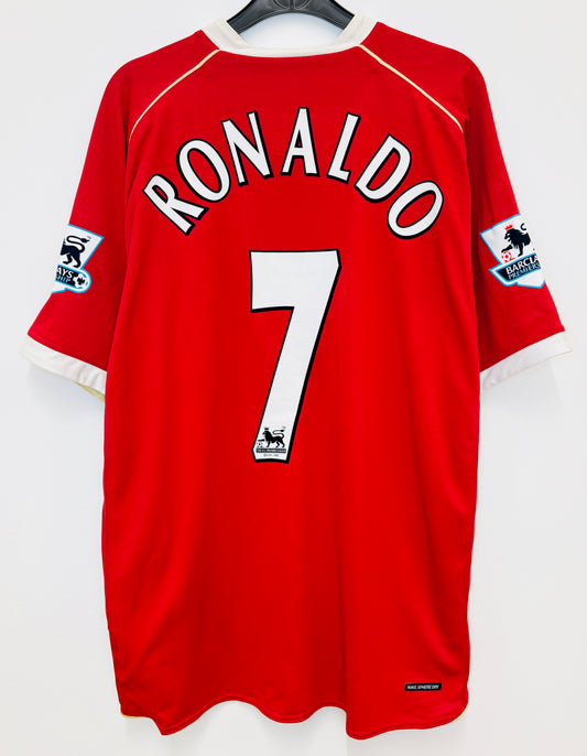2006 2007 Manchester United Nike Home Football Shirt RONALDO 7 Men's XL