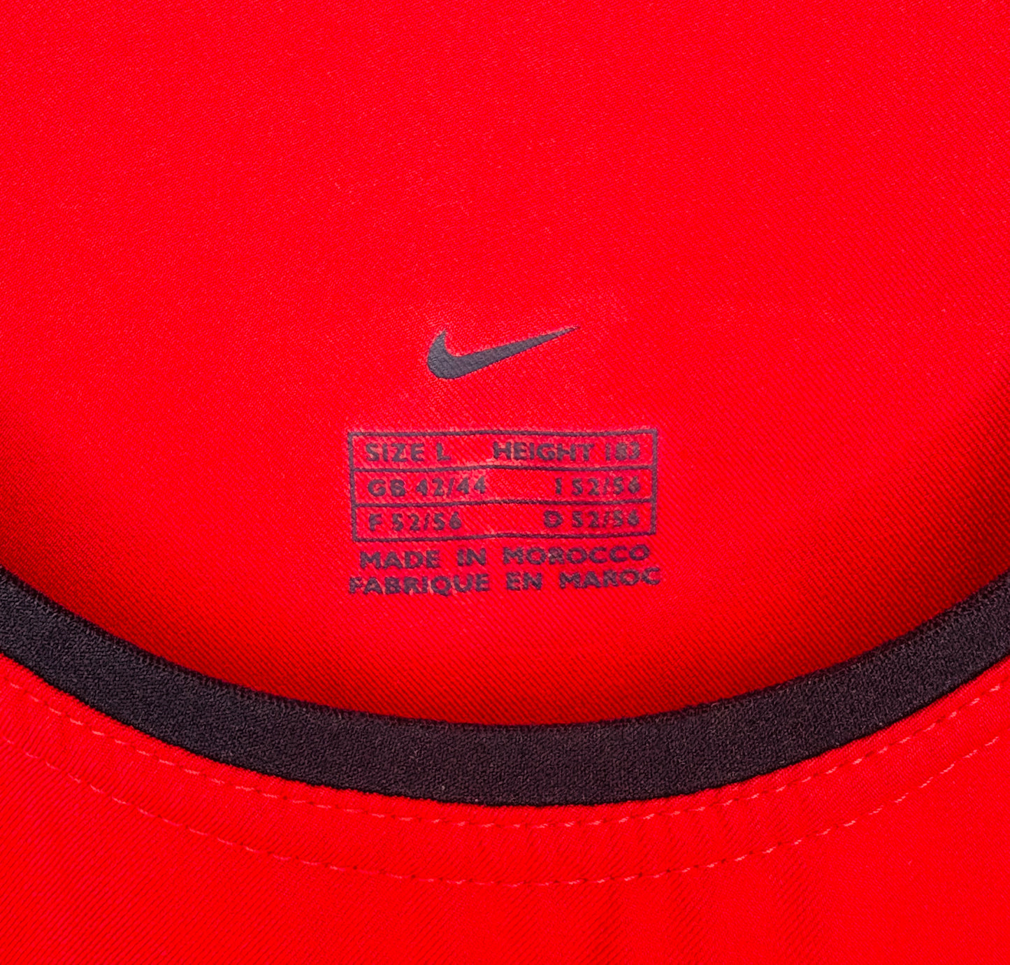 2002 2003 Manchester United Nike Home Football Shirt v. NISTELROOY 10 Men's Large