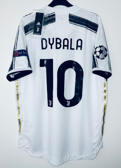 BNWT 2020 2021 Juventus Adidas Home Authentic Football Shirt DYBALA 10 Men's Large (Copy)