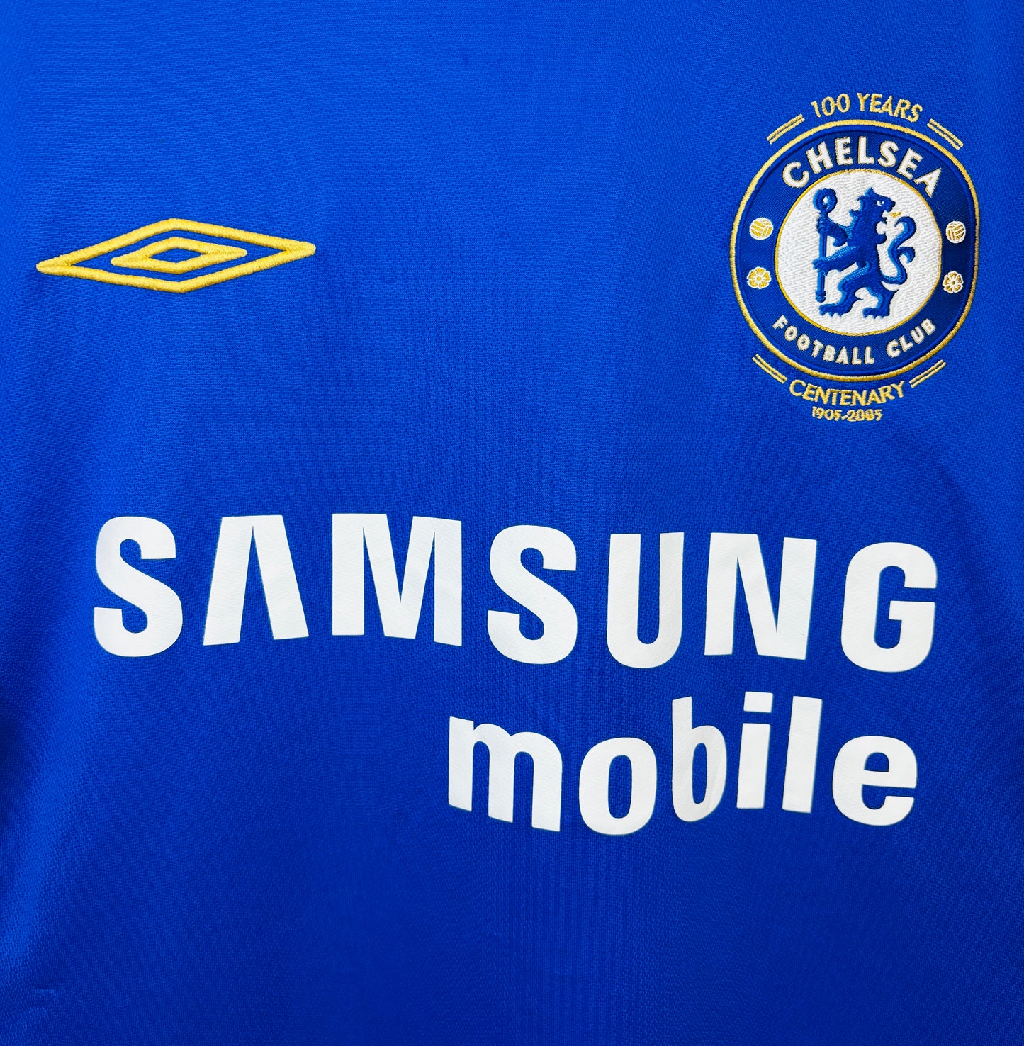 2005 2006 Chelsea Umbro Home Football Shirt LAMPARD 8 Mens Medium