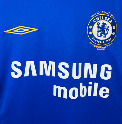 2005 2006 Chelsea Umbro Home Football Shirt LAMPARD 8 Mens Medium