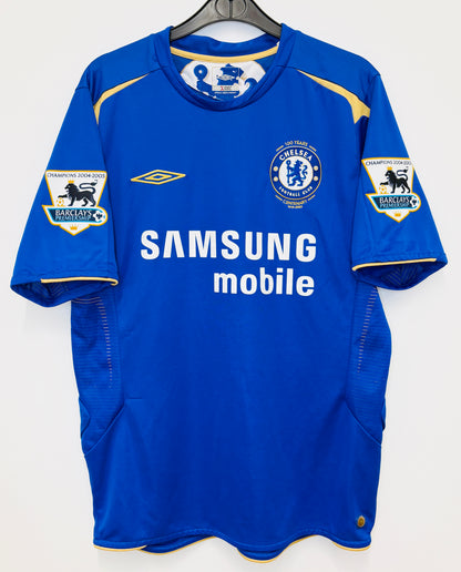 2005 2006 Chelsea Umbro Home Football Shirt LAMPARD 8 Mens Medium