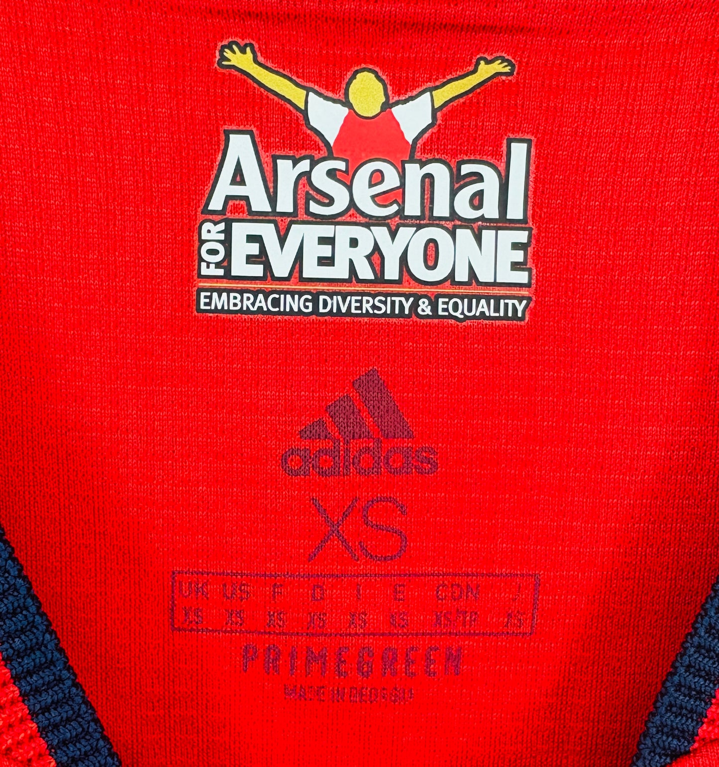 BNWT 2021 2022 Arsenal Adidas Home Authentic Football Shirt SAKA 7 Men's XS