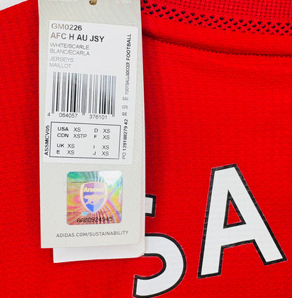 BNWT 2021 2022 Arsenal Adidas Home Authentic Football Shirt SAKA 7 Men's XS