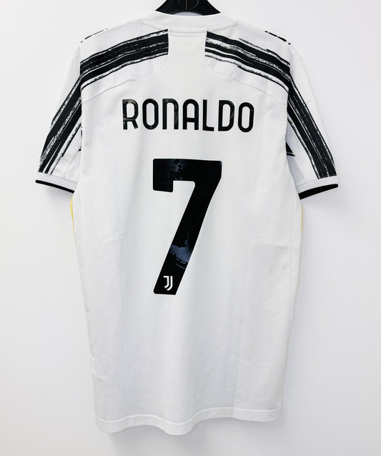2020 2021 Juventus Adidas Home Football Shirt RONALDO 7 Men's Medium
