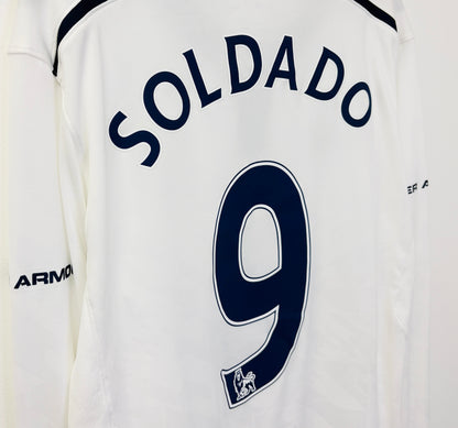 2013 2014 Tottenham Hotspur Nike Home Football Shirt SOLDADO 9 Mens Medium