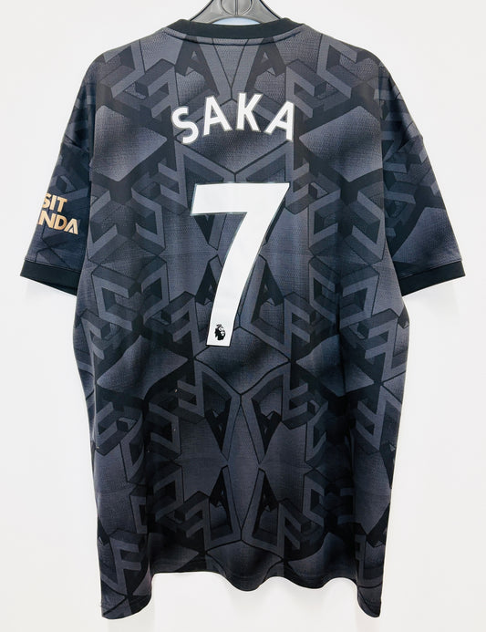 2022 2023 Arsenal Adidas Away Football Shirt SAKA 7 Men's XL