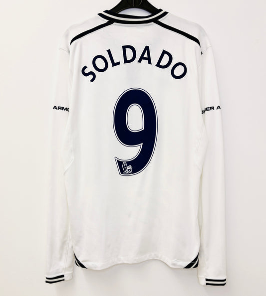 2013 2014 Tottenham Hotspur Nike Home Football Shirt SOLDADO 9 Mens Medium