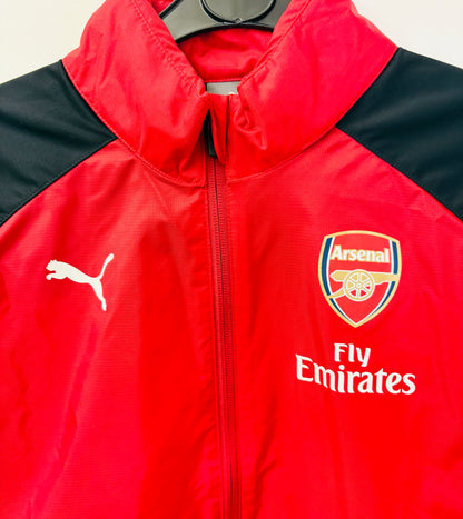 2017 2018 Arsenal Puma Football Rain Jacket Kids 11-12 Years