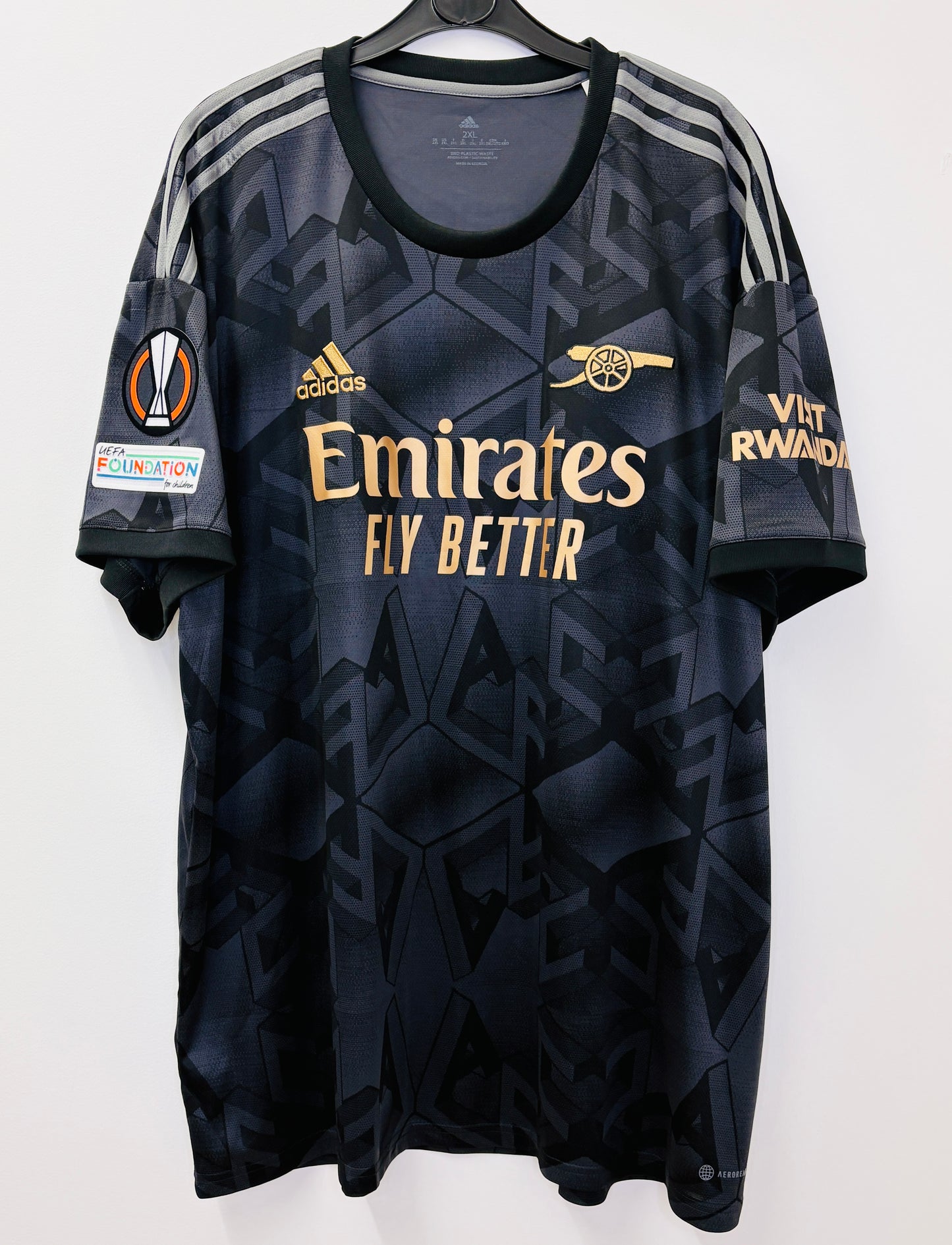 2022 2023 Arsenal Adidas Away Europa League Football Shirt G. JESUS 9 Men's XXL