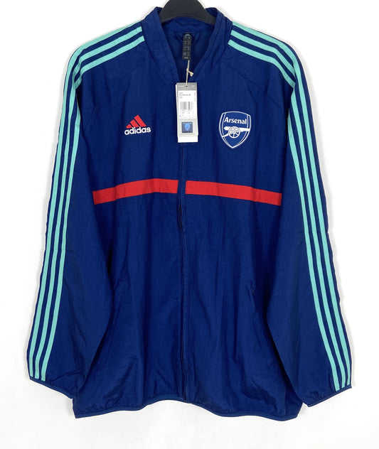 BNWT 2021 2022 Arsenal Adidas Icons Woven Football Jacket Men's Sizes