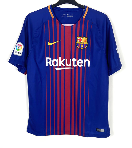 2017 2018 Barcelona Nike Home Football Shirt Men's Large