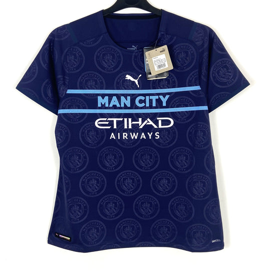 BNWT 2021 2022 Manchester City Puma Third Football Shirt Women's Large 12-14