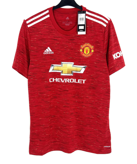 BNWT 2020 2021 Manchester United Adidas Home Football Shirt Men's Sizes