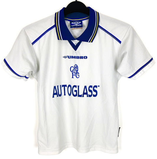 1998 2000 Chelsea Umbro Away Football Shirt Kids 8-9 Years