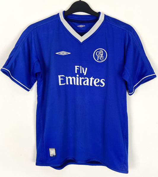 2003 2004 Chelsea Umbro Home Football Shirt Kids 13-14 Years